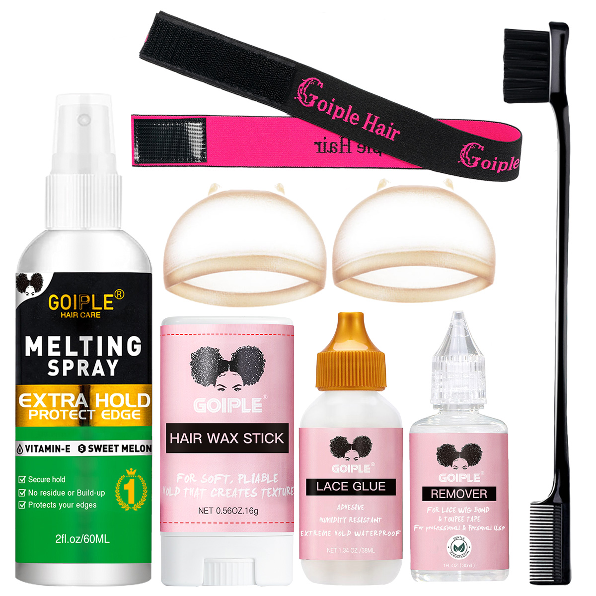 Hair Wax Stick - GOIPLE Spray Adhesivo para Pelucas de
