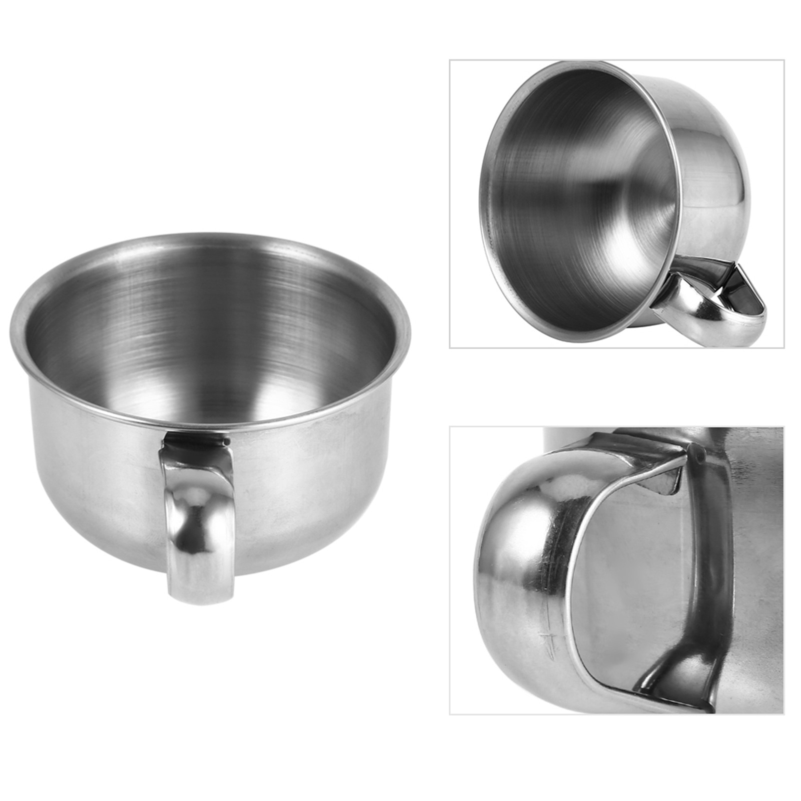 Shaving Bowl Soap - Nuevo tazón de acero inoxidable para