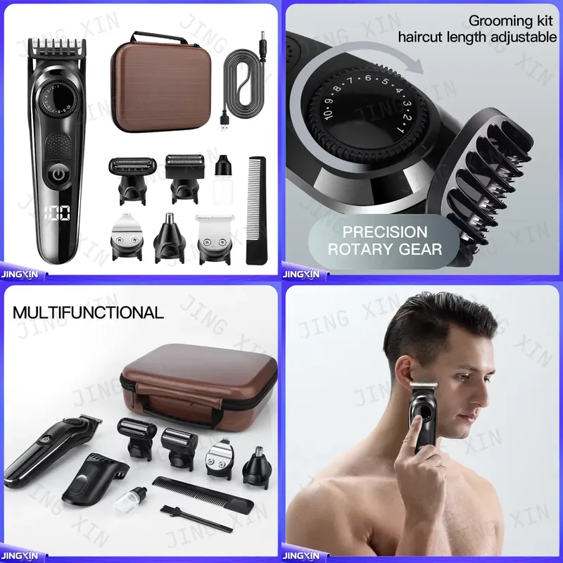 Men'S Grooming Hair Removal - Recortadora de Pelo Eléctrica Profesional LM-1832,