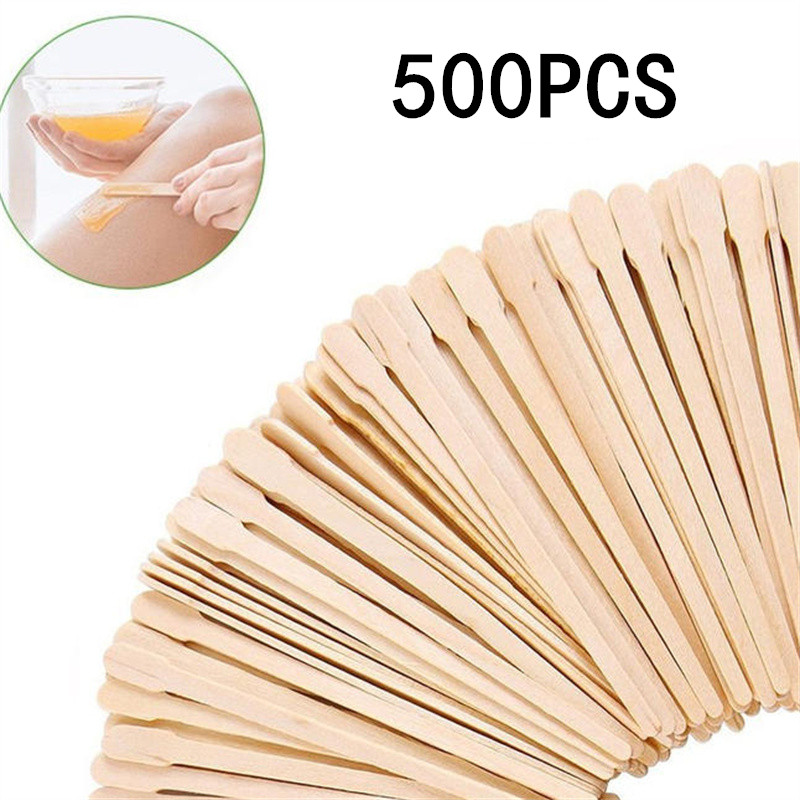 Hair Wax Stick - Palitos de madera desechables para depilación