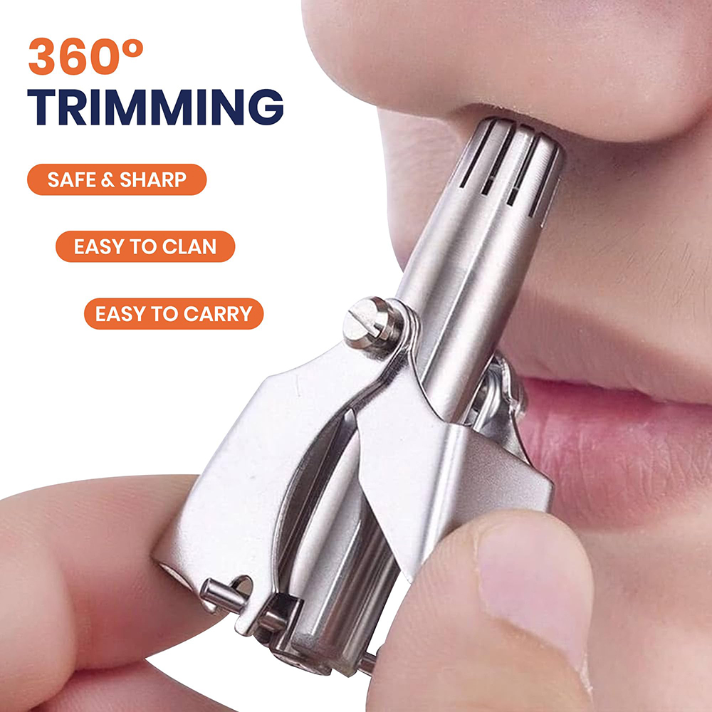 Men'S Grooming Hair Removal - Recortador de pelo manual portátil de