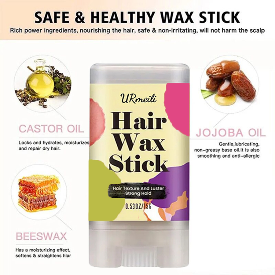 Cera para el cabello en barra, - Hair Wax Stick reseña y precio