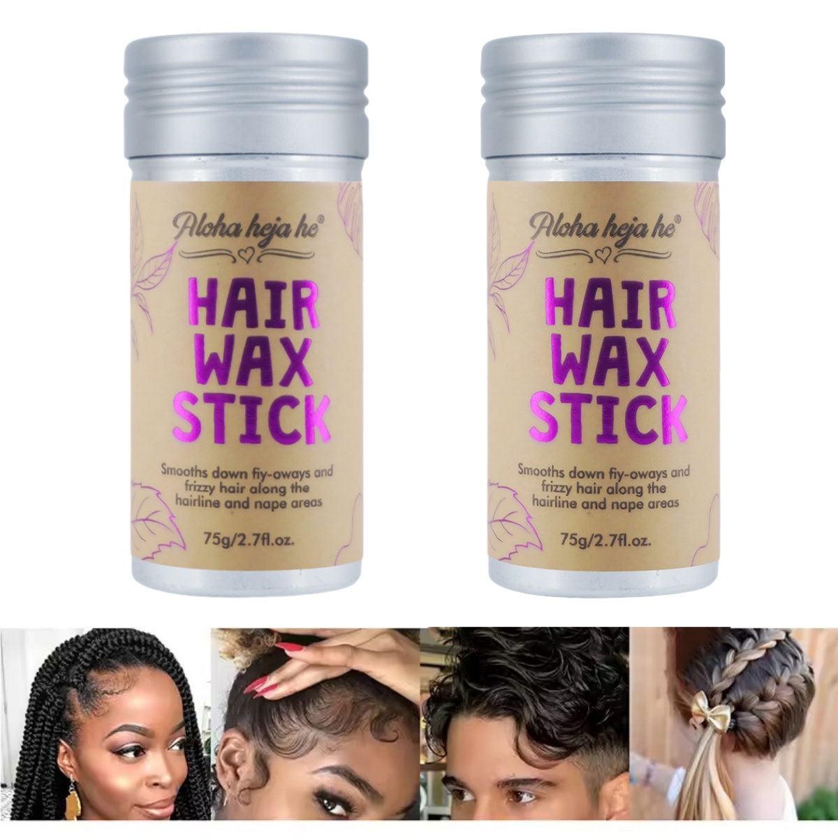 Kit de estilismo para el cabel - Hair Wax Stick reseña y precio