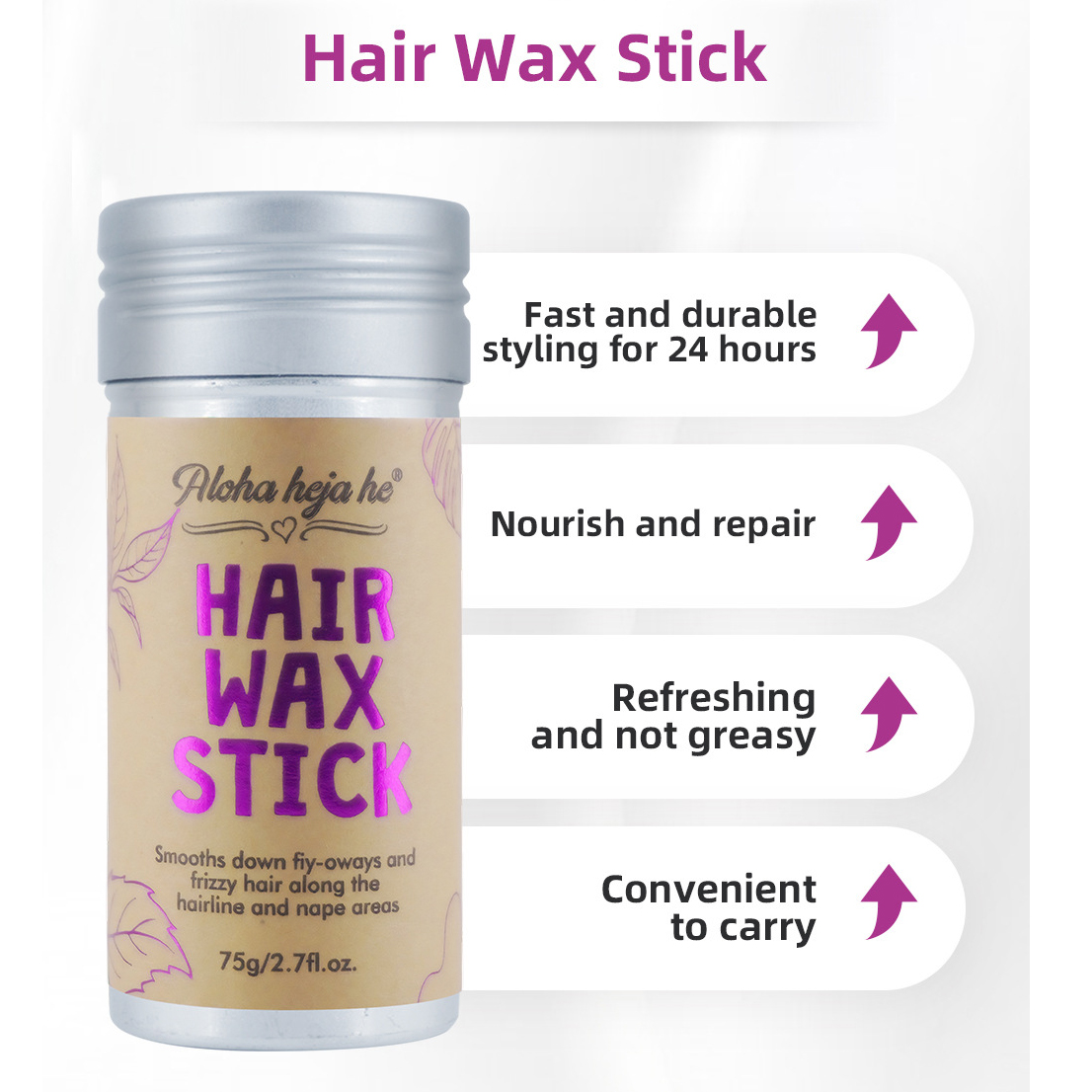 Kit de estilismo para el cabel - Hair Wax Stick reseña y precio